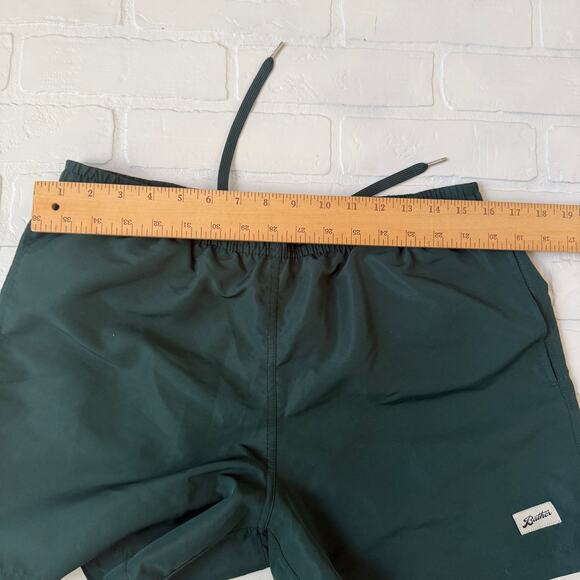 Bather Men's Dark Green Drawstring Mesh Lined Swim Shorts sz M - Picture 5 of 7